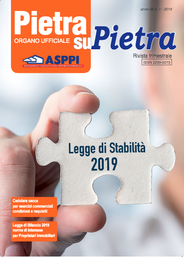 Pietra su Pietra anno 66 n.1 – 2019